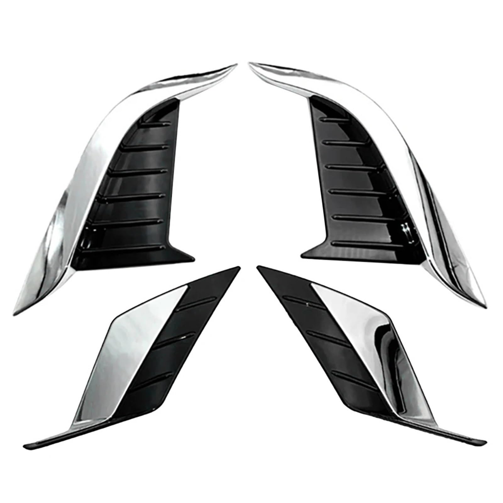 Auto-Augenbrauenaufkleber for (XG10) 2020 2021 ABS Chrom Vorne Hinten Nebel Licht Lampe Augenlid Augenbraue Abdeckung Trim Molding Lünette von ARRPO