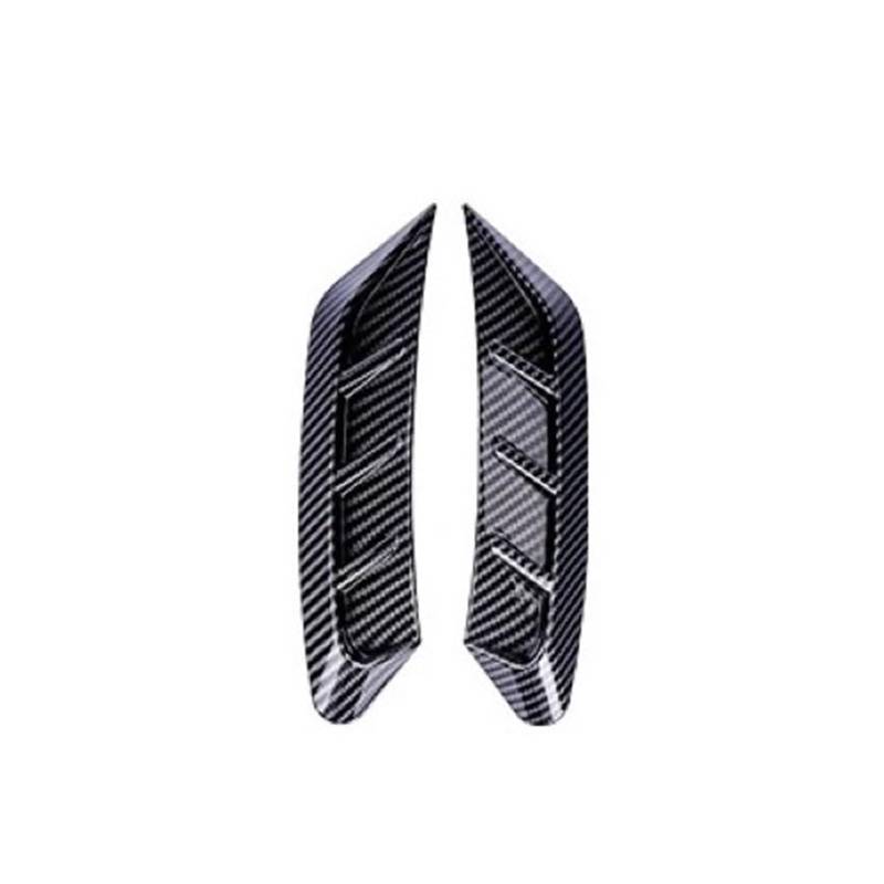 Auto-Augenbrauenaufkleber for Audi, for A4 B9 2020 2021 2022 RS4 Autoscheinwerfer Augenbrauenabdeckung Verkleidung Aufkleber Dekoration Rückleuchten(2PCS Headlight-Fiber) von ARRPO