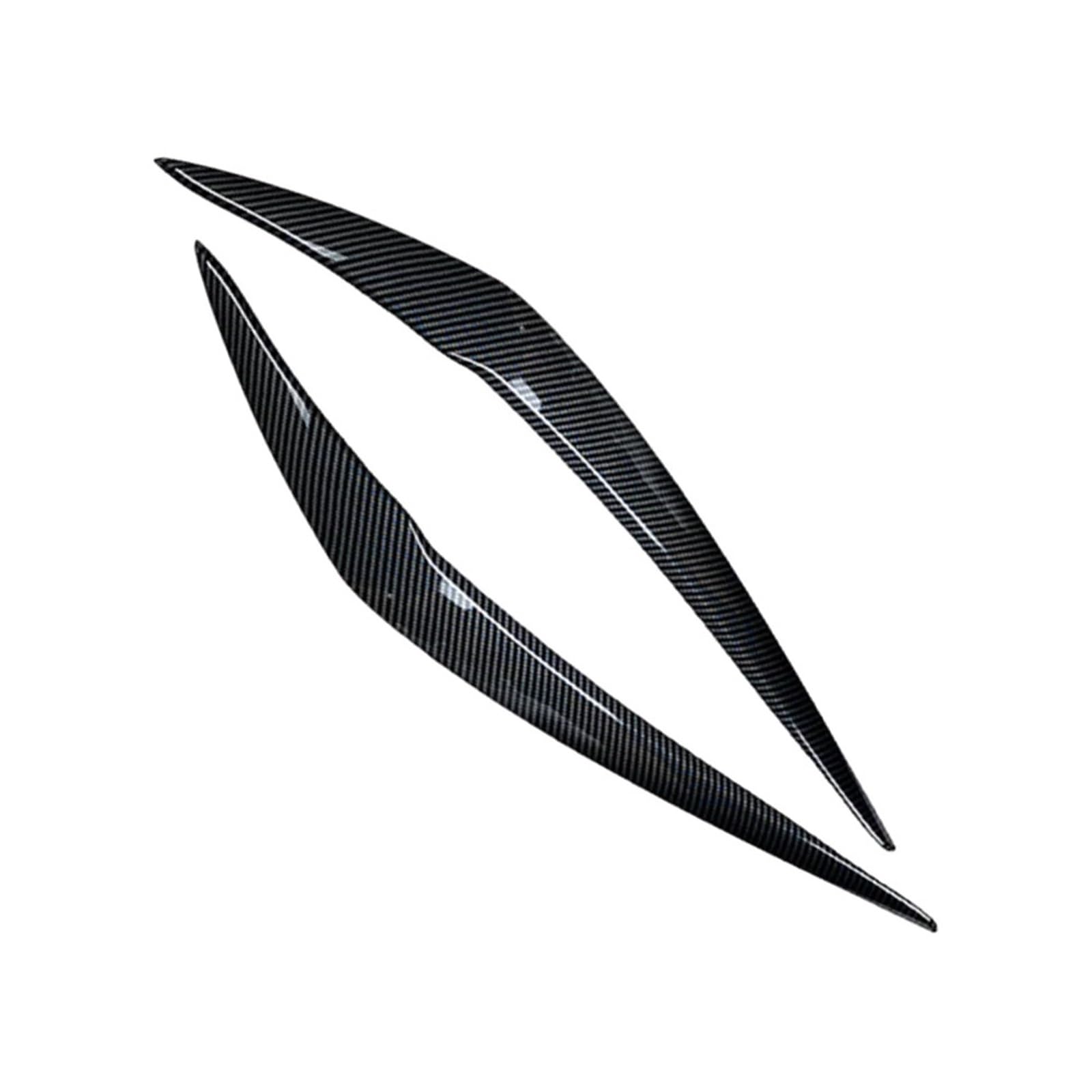 Auto-Augenbrauenaufkleber for BMW, for 1er F20 Spät 118i 120i 2015-2019 Autoscheinwerfer Scheinwerfer Augenbrauen Augenlider Aufkleber Zierabdeckung(Carbon Fiber Look) von ARRPO