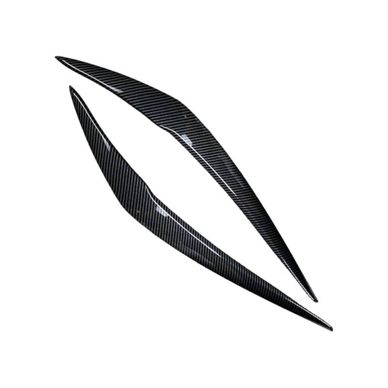 Auto-Augenbrauenaufkleber for BMW, for 1er F20 Spät 118i 120i 2015-2019 Autoscheinwerfer Scheinwerfer Augenbrauen Augenlider Aufkleber Zierabdeckung(Carbon Fiber Look) von ARRPO
