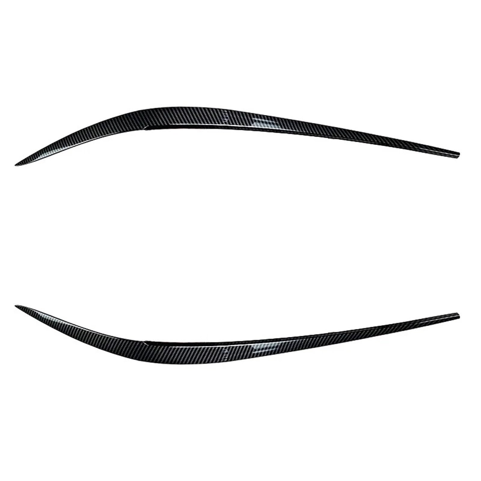 Auto-Augenbrauenaufkleber for BMW, for 3er G20 G28 Limousine 2019 2020 2021 Autoscheinwerfer-Augenlider Augenbrauen ABS Gloss Black Lids(Carbon Fiber) von ARRPO