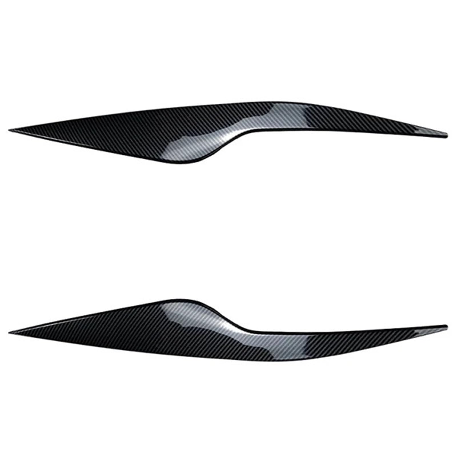 Auto-Augenbrauenaufkleber for Ford, for Focus MK2.5 2008-2011 Carbon Fiber Front Plated Scheinwerferabdeckung Scheinwerferlampe Augenlid Augenbrauenverkleidung ABS(Carbon Fiber Pattern) von ARRPO