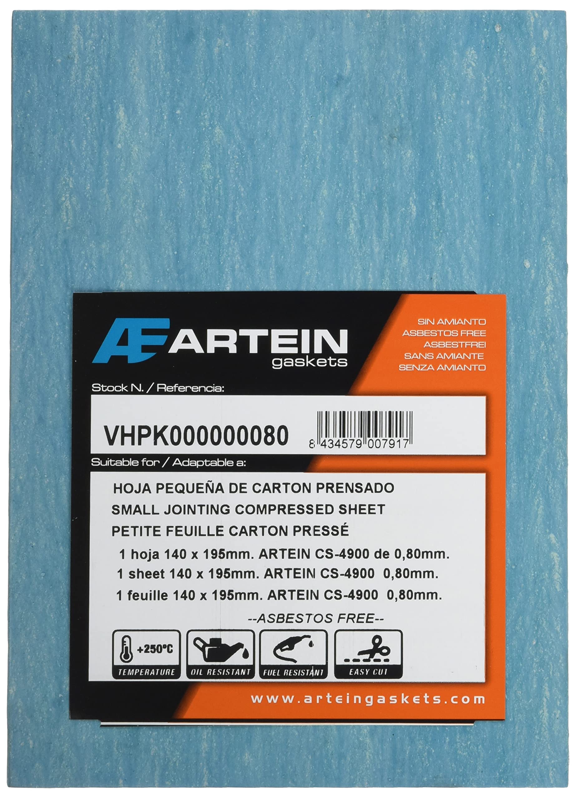 ARTEIN Dichtungspapier dick 0,80mm 140mm x 195mm von ARTEIN