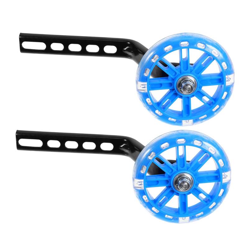 ARTSEWPLY 1 Paar Trainingsrad Hilfsräder Für Kinderfahrrad Stützräder Fahrradzubehör Für Fahrradstabilisatoren Räder Des Fahrradzugs Fahrradräder Blue Eisen von ARTSEWPLY