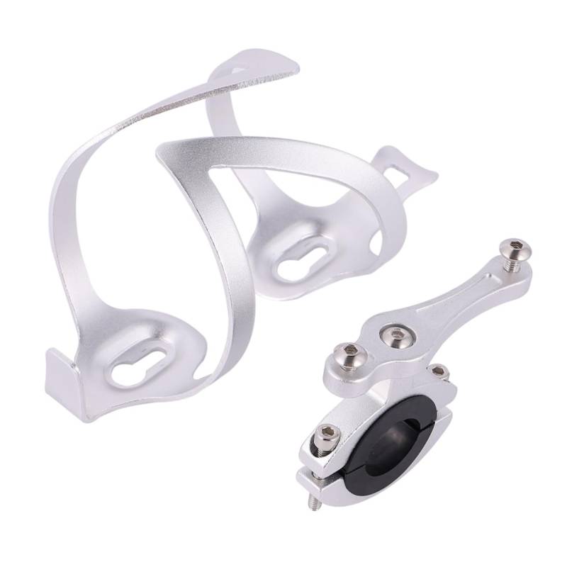 ARTSEWPLY 1 Stück Käfige Flaschenhalter Einstellbarer Tassenhalter Getränkehalter für Fahrrad Tasse Fahrradhalter Fahrradflaschenkäfig Lenkerbecherhalter Fahrradflaschenregal Silber von ARTSEWPLY