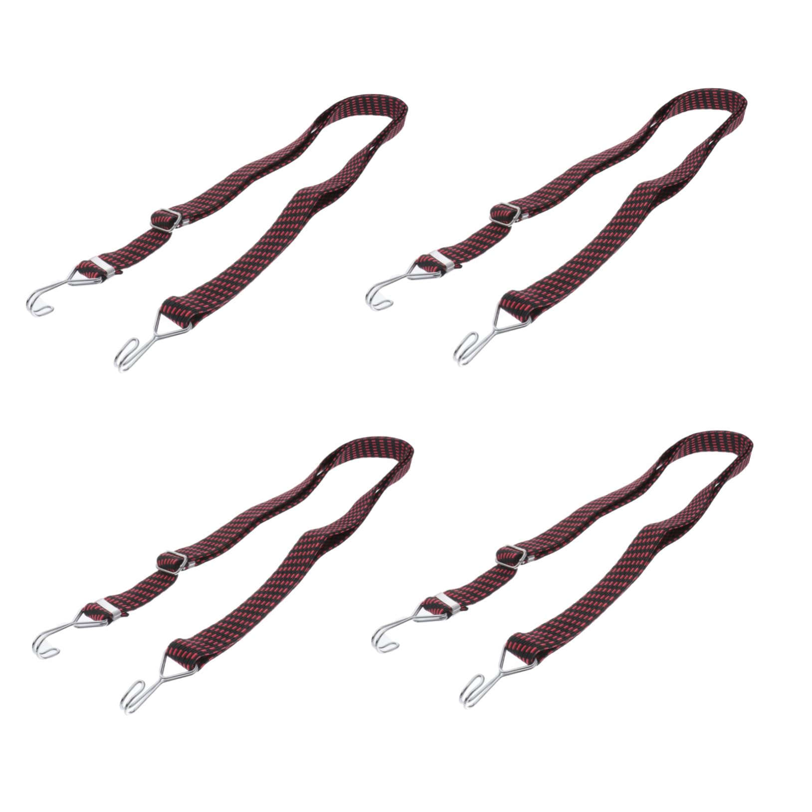ARTSEWPLY 4 Stück Gepäckseilgurte Elastische Schnur Robuster Befestigungsgurt Ladungsgurte Ratschen Spannband Mit Haken Einstellbarer Riemen Verstellbare Flache Bungee -Gurte Rot Latex-Seide ARTSEWPLY 4 Stück Gepäckseilgurte Elastische Schnur Robuster Befestigungsgurt Ladungsgurte Ratschen Spannband Mit Haken Einstellbarer Riemen Verstellbare Flache Bungee -Gurte Rot Latex-Seide von ARTSEWPLY