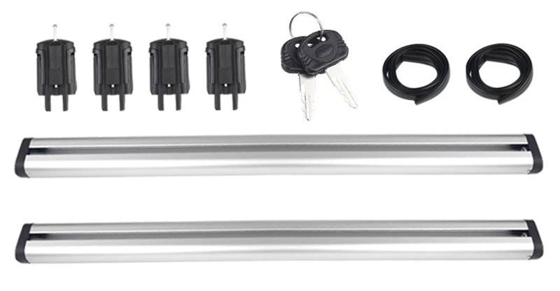Dachträger-Querträger 2 Stück universelle Gepäckhalterungen, passend für SUV, 120 cm – 130 cm. Dachträger(2PCS 130cm White) von ARUPMN