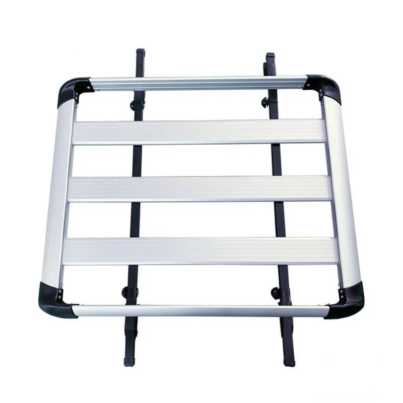Dachträger-Querträger Einlagiger Autodachträger, passend für SUV-Dächer, Frachtkorb aus Aluminiumlegierung, Frachtbox-Dachträger. Dachträger(Silver 160x100cm) von ARUPMN