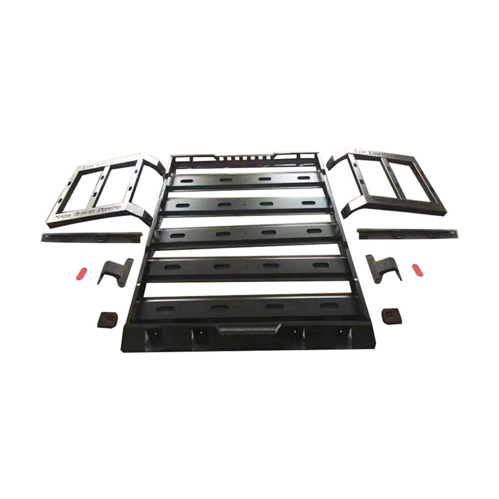 Dachträger-Querträger Gepäckträger aus Stahlkorb für das Autodach, passend für Jeep Wrangler JK 2007–2017 J011 NTRIX. Dachträger(4 Door) von ARUPMN