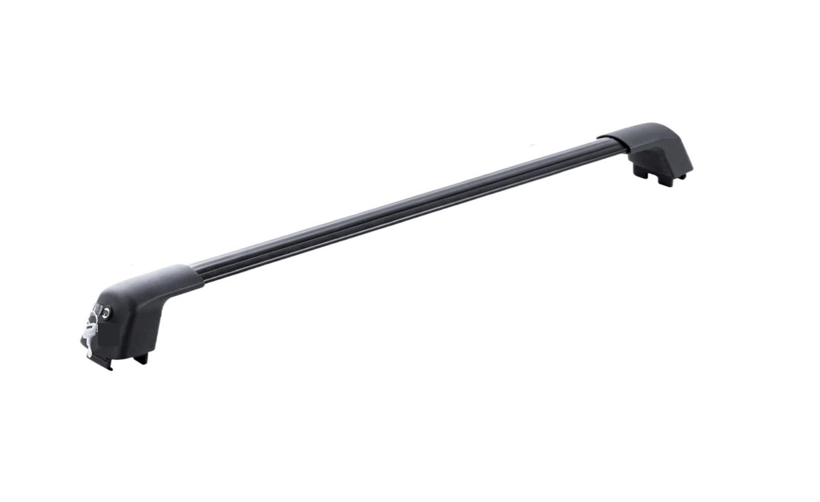 Dachträger-Querträger Querträger für Dachgepäckträger aus Aluminium, passend für geriffelte Seitenschienen ohne Lücke, Verstellbarer Querträger mit Schloss. Dachträger(122cm) von ARUPMN