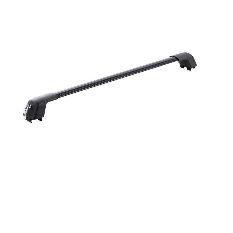 Dachträger-Querträger Querträger für Dachgepäckträger aus Aluminium, passend für geriffelte Seitenschienen ohne Lücke, Verstellbarer Querträger mit Schloss. Dachträger(135cm) von ARUPMN