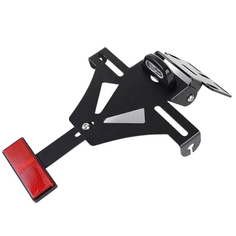 Nummernschild Rahmen Hinterer Kennzeichenhalter mit LED-Licht passend für Yamaha YZF R1 R3 R6 R15 R25 FZ6 MT 07 MT-07 YZF-R1 MT 07 von ARUPMN