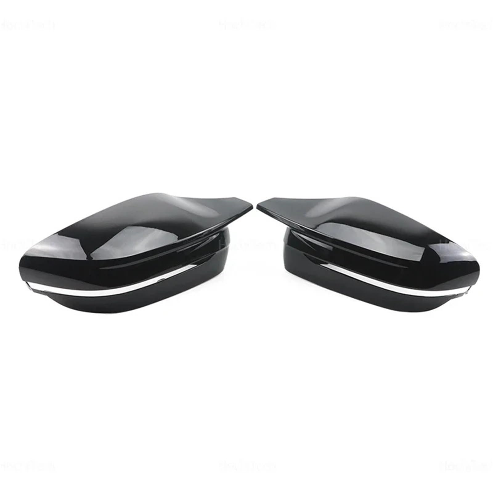 Seitenspiegelgehäuse Carbon Fiber Rückspiegelkappe Seitenabdeckung passend für BMW 3er 4er 5er 7er 8er G20 G21 G30 G38 G22 G23 G11 G12 G15 G16.(LHD-Black) von ARUPMN