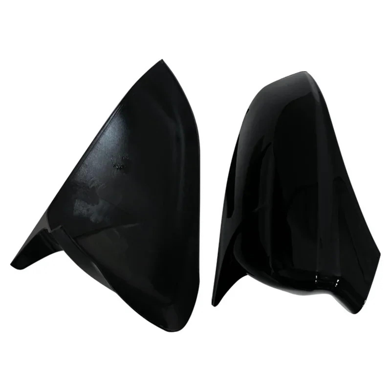 Seitenspiegelgehäuse Carbonfaser-Rückspiegelabdeckungen, passend für Seat Leon Cupra Formentor 2020 2021 2022 2023 2024.(Bright black) von ARUPMN