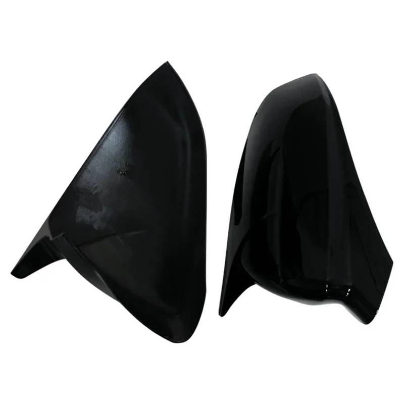 Seitenspiegelgehäuse Carbonfaser-Rückspiegelabdeckungen, passend für Seat Leon Cupra Formentor 2020 2021 2022 2023 2024.(Bright black) von ARUPMN