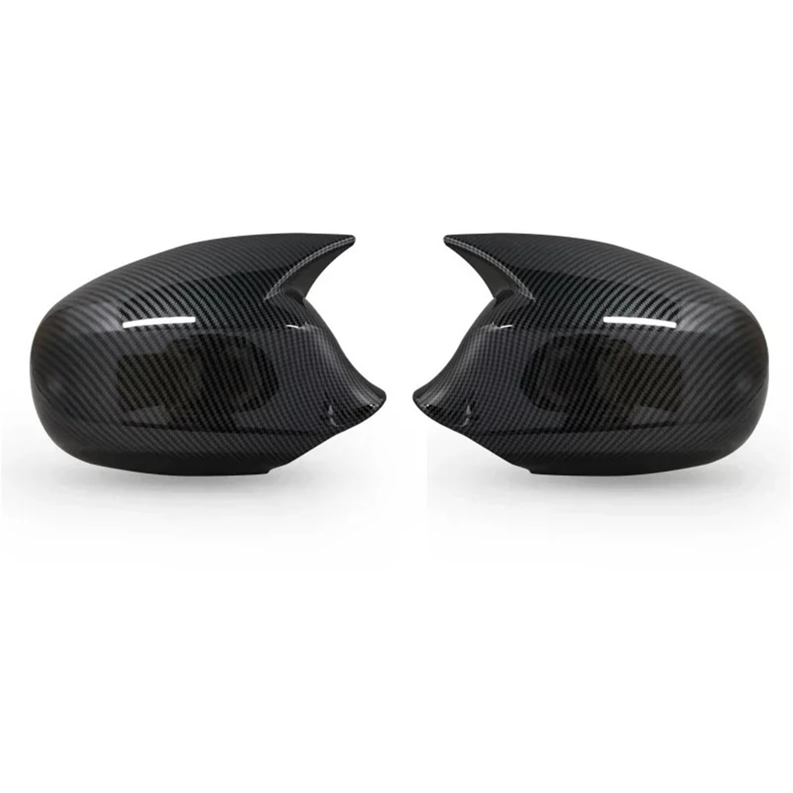 Seitenspiegelgehäuse Ersatz-Abdeckungen für die Seitenspiegel der Rückspiegel, passend für BMW E90 E91 E92 E93 E81 E87 E82 E88 3er-Reihe.(Carbon Fiber) von ARUPMN