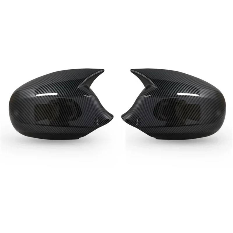 Seitenspiegelgehäuse Ersatz-Abdeckungen für die Seitenspiegel der Rückspiegel, passend für BMW E90 E91 E92 E93 E81 E87 E82 E88 3er-Reihe.(Carbon Fiber) von ARUPMN