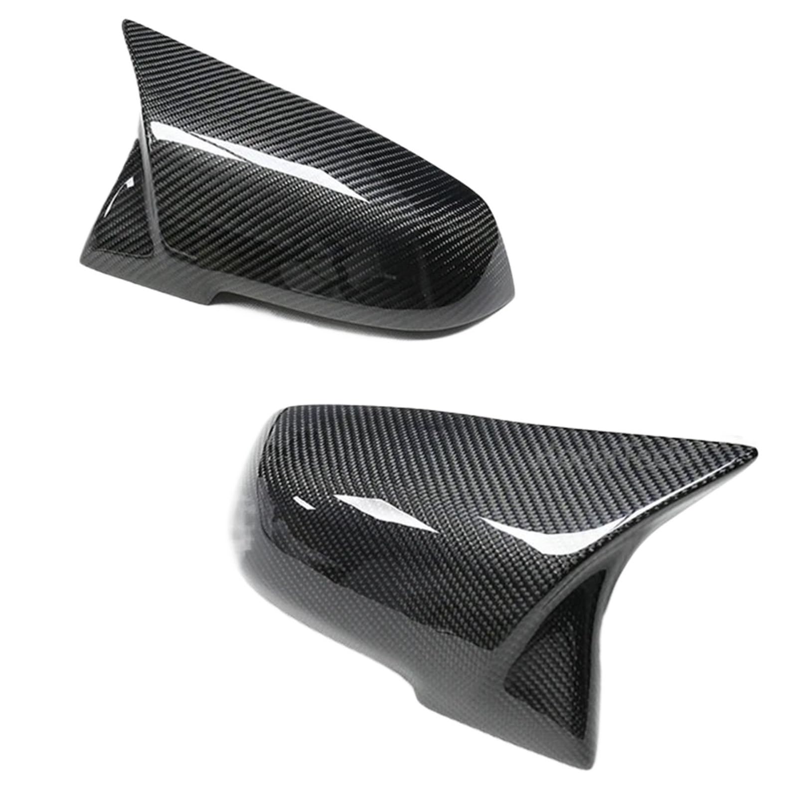 Seitenspiegelgehäuse Passend für BMW 1er F20 F21 116i 118i 120i 125i 130i 2012–16, Rückspiegelabdeckung mit Kohlefasermuster, Zubehör.(Carbon fiber pattern) von ARUPMN