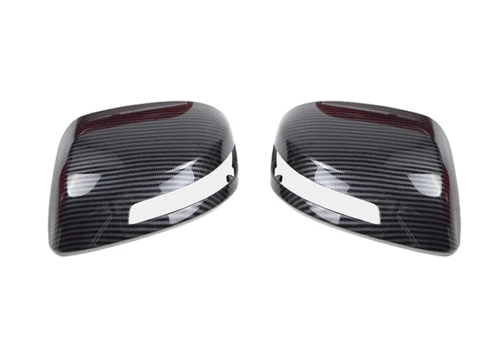 Seitenspiegelgehäuse Passend für Honda Civic 9. 2012 2013 2014 2015, Autozubehör, Seitenspiegelabdeckung, Rückspiegelkappe, Kohlefaser, 1 Paar.(10M) von ARUPMN