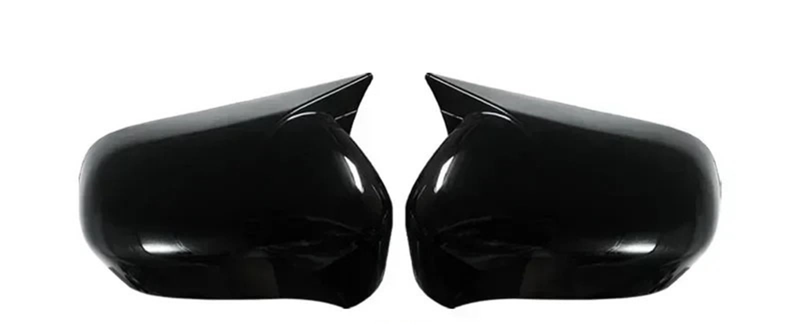 Seitenspiegelgehäuse Passend für Honda Fit für Civic 8. 2006–2009 2010 2011. Rückspiegelkappe aus Carbonfaser, glänzend schwarz.(Bright Black) von ARUPMN
