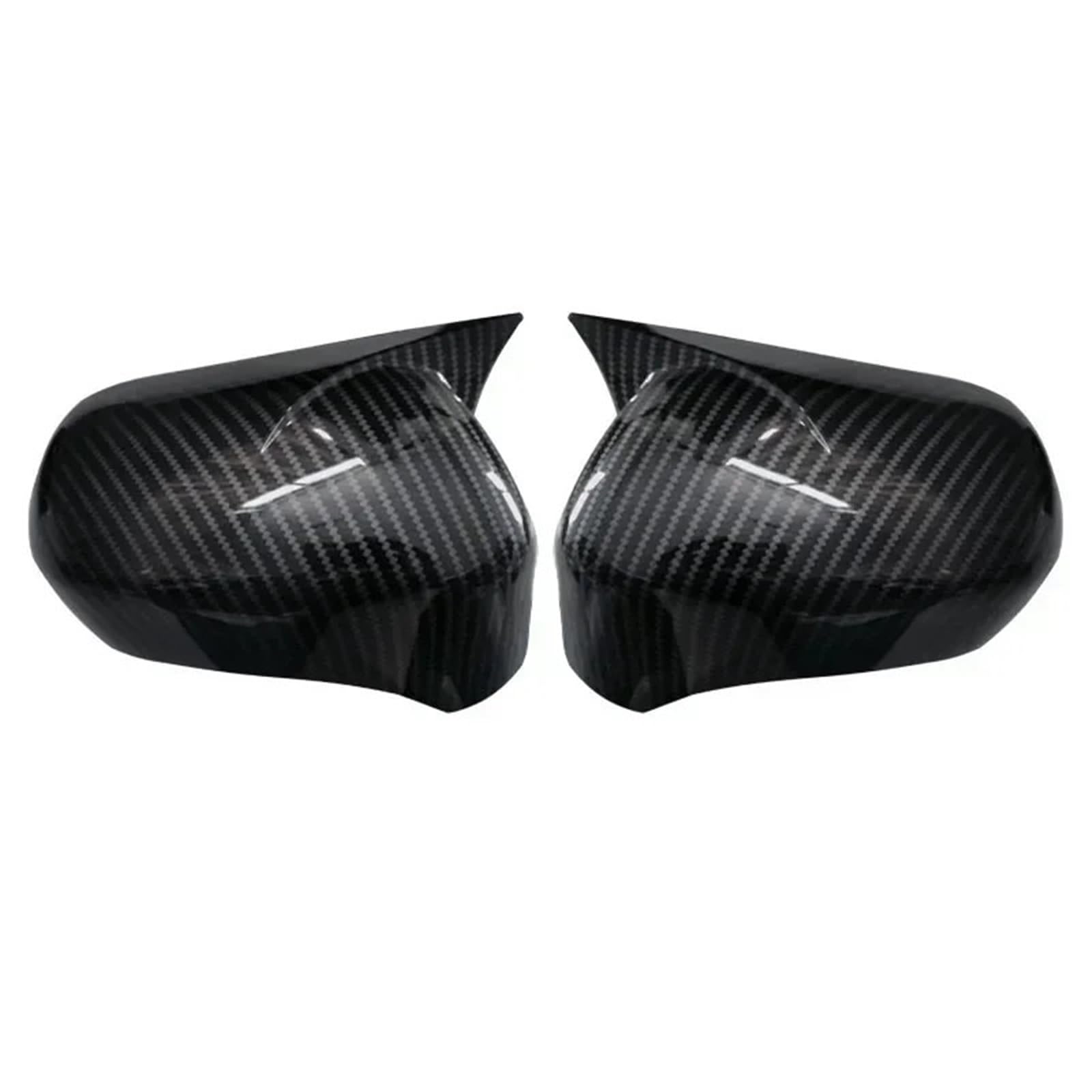 Seitenspiegelgehäuse Passend für Honda Fit für Civic 8. 2006–2009 2010 2011. Rückspiegelkappe aus Carbonfaser, glänzend schwarz.(Carbon Fiber Pattern) von ARUPMN