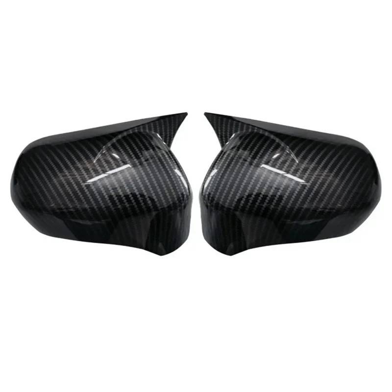 Seitenspiegelgehäuse Passend für Honda Fit für Civic 8. 2006–2009 2010 2011. Rückspiegelkappe aus Carbonfaser, glänzend schwarz.(Carbon Fiber Pattern) von ARUPMN