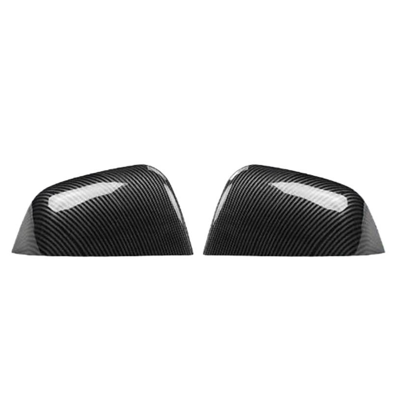 Seitenspiegelgehäuse Passend für Tesla Model 3 Highland, passend für Model Y, ABS-Rückspiegel, dekorative Schale aus Kohlefaser.(Y Bright Carbon) von ARUPMN