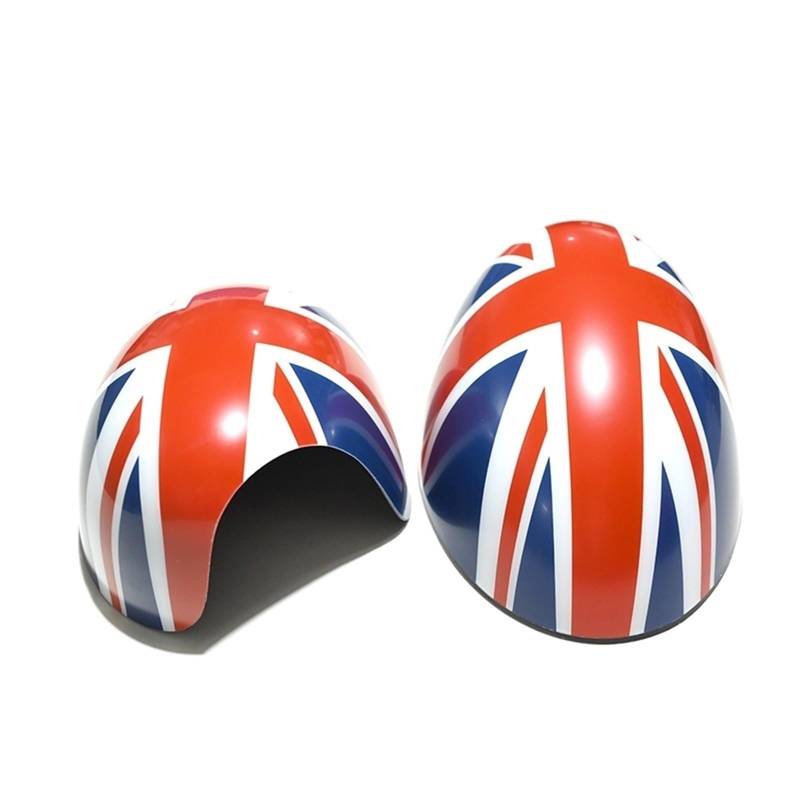 Seitenspiegelgehäuse Tür-Rückspiegelabdeckungen, Aufkleber, Auto-Styling-Dekoration, passend für Mini Cooper One S JCW F56 F55 2014–2019.(Union Jack) von ARUPMN