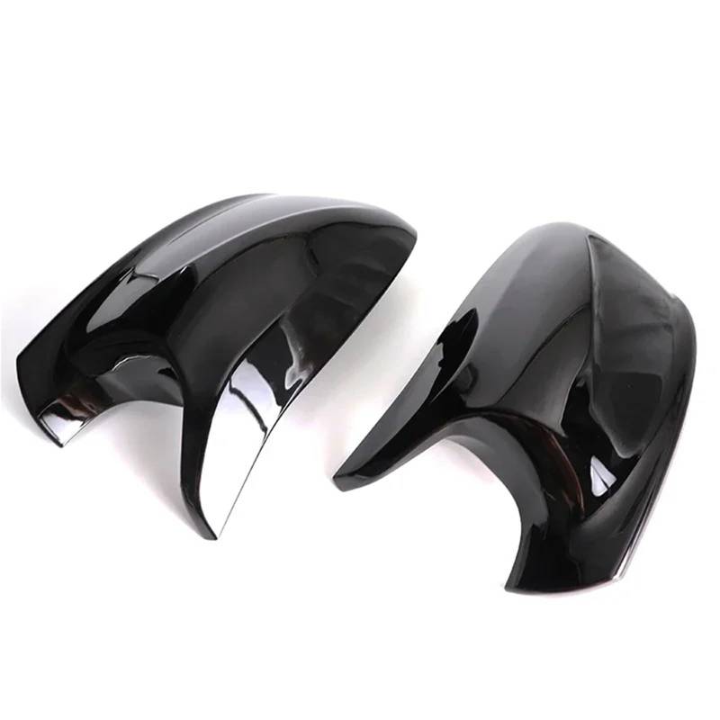 Seitenspiegelgehäuse X3 F25 Pre-LCI M Style Rückspiegelabdeckung, Seitenflügel-Rückspiegelgehäuseabdeckung, passend für BMW X1 E84 2010 2011–2013.(Bright black) von ARUPMN