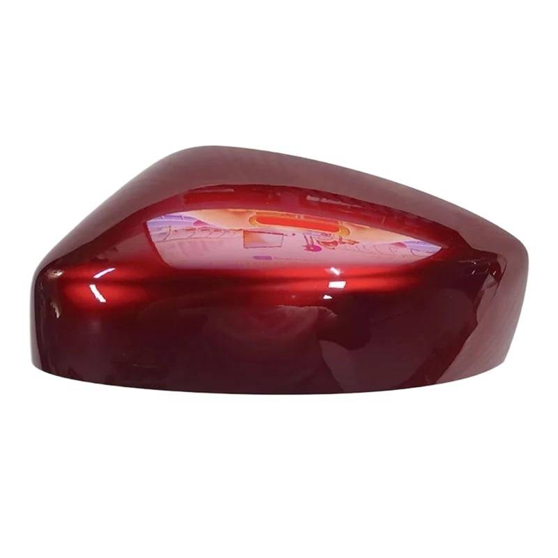 Seitenspiegelgehäuse Zubehör passend für das Auto Mazda CX-9, Deckelgehäuse für Rückspiegelabdeckung.(L Red) von ARUPMN