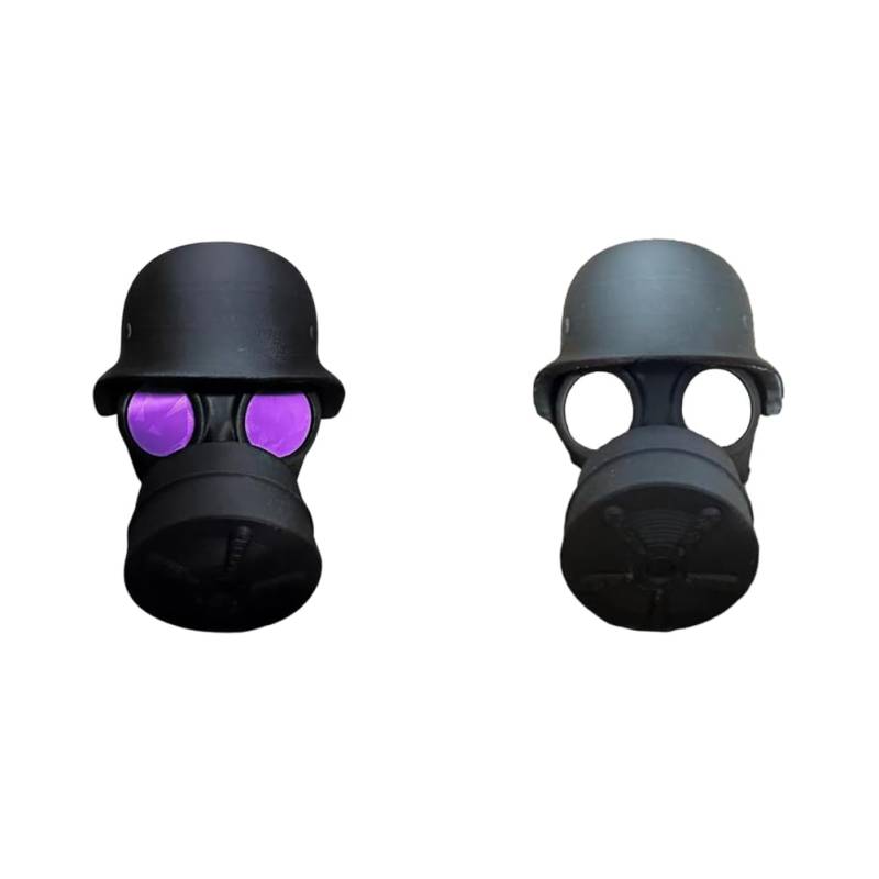 ARVALOLET Anhängerkupplungsabdeckung Gasmaske Design Schutzkappe for Anhängerkugel Korrosionsschutz Staub Wasserschutz von ARVALOLET