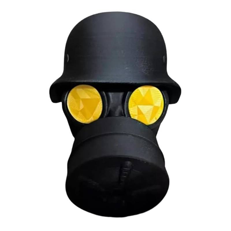 ARVALOLET Anhängerkupplungsabdeckung Gasmaske Design Schutzkappe for Anhängerkugel Korrosionsschutz Staub Wasserschutz von ARVALOLET