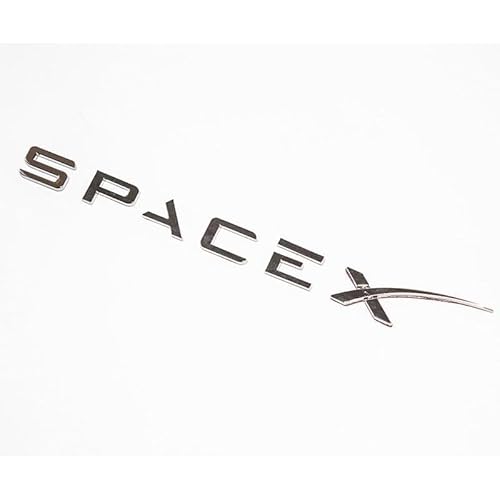 Auto Logo Abzeichen Aufkleber, für Tesla Model3 Space X rostfrei und wasserdicht Nicht leicht zu verformen Styling Dekorative Zubehör von ARZARF