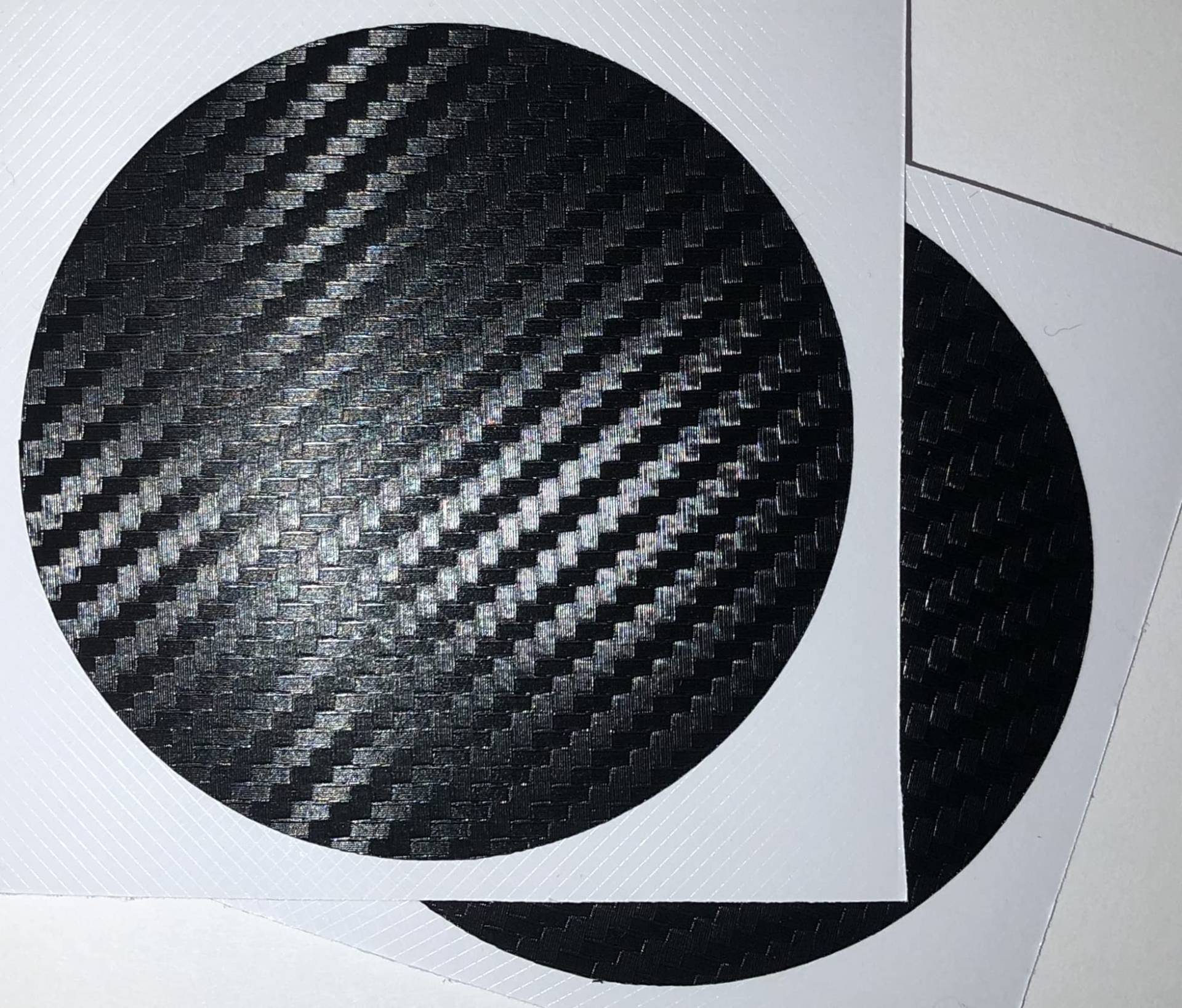 2x 82mm Emblem Folie Carbon schwarz 2x 82mm Emblem Folie Carbon schwarz von AS STUDIO