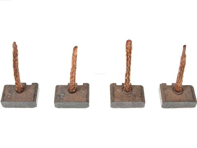 AS-PL SB0032P 4x Anlasser-Kohlebürsten Kohlebürste 6mm 18mm 12.5mm von AS