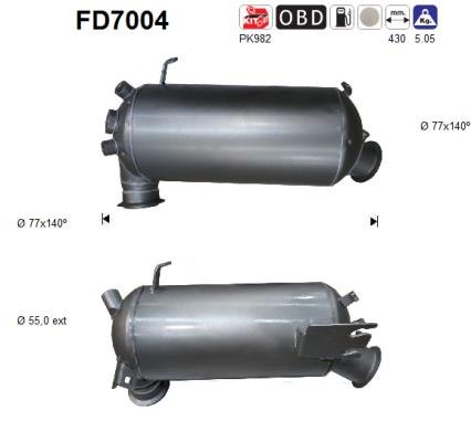 Ruß-/Partikelfilter, Abgasanlage AS FD7004 von AS