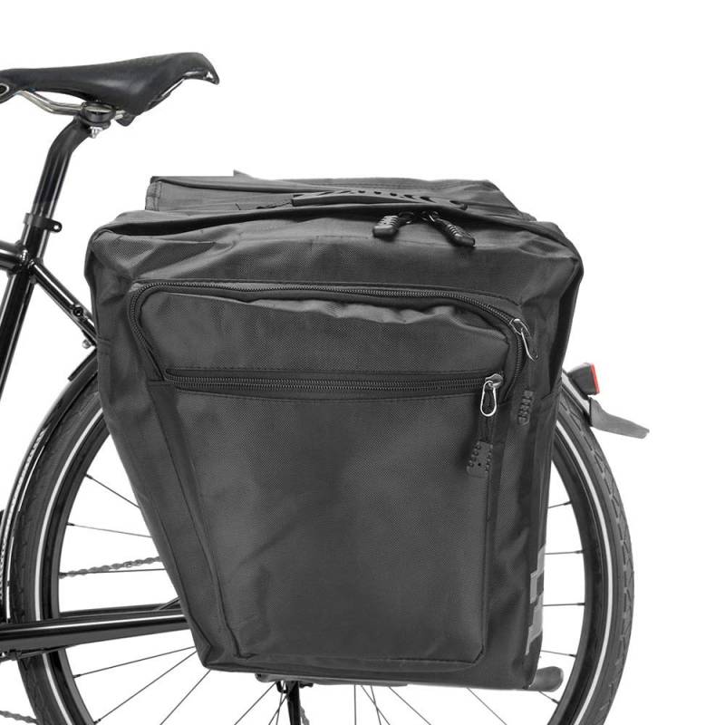 ASANMU Fahrradtaschen Gepäckträger, Fahrradtasche Doppeltasche, Fahrrad Gepäcktasche, wasserdichte Gepäckträgertasche mit Reflektierende Streifen, Fahrrad Satteltaschen, für Pendlergepäckträger von ASANMU