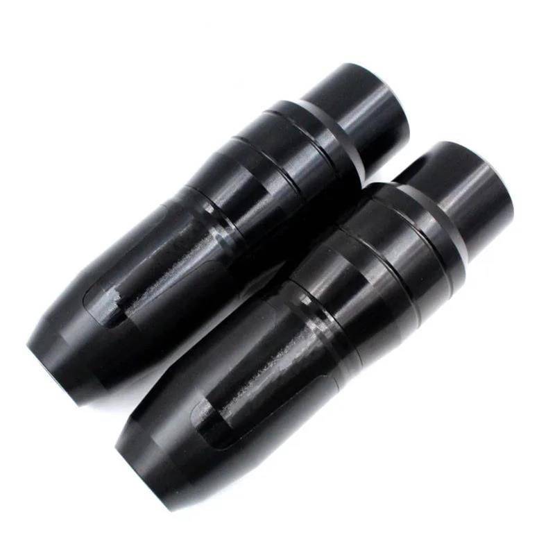 Motorrad Rahmenverkleidungen Motorrad Sturzbügel Für FZ6S FZ 6 FZ6S Für FZ6 Motorrad CNC Rahmen Crash Pads Auspuff Sliders Crash Protector(Black) von ASBVRJF
