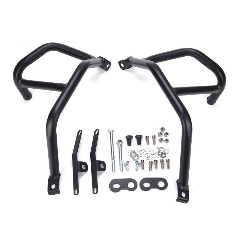Motorrad Rahmenverkleidungen Motorrad Sturzbügel Für Z250 Für Z400 2018-2022 Motorrad CNC Stoßstange Motorschutz Crash Bar Karosserierahmen Slider Protector Fall Prevent von ASBVRJF