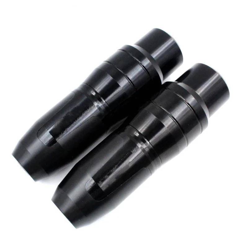 Motorrad Rahmenverkleidungen Motorrad Sturzbügel Motorrad CNC Rahmen Crash Pads Auspuff Sliders Crash Protector Für FZ6 FZ6S FZ 6 FZ6S(Black) von ASBVRJF