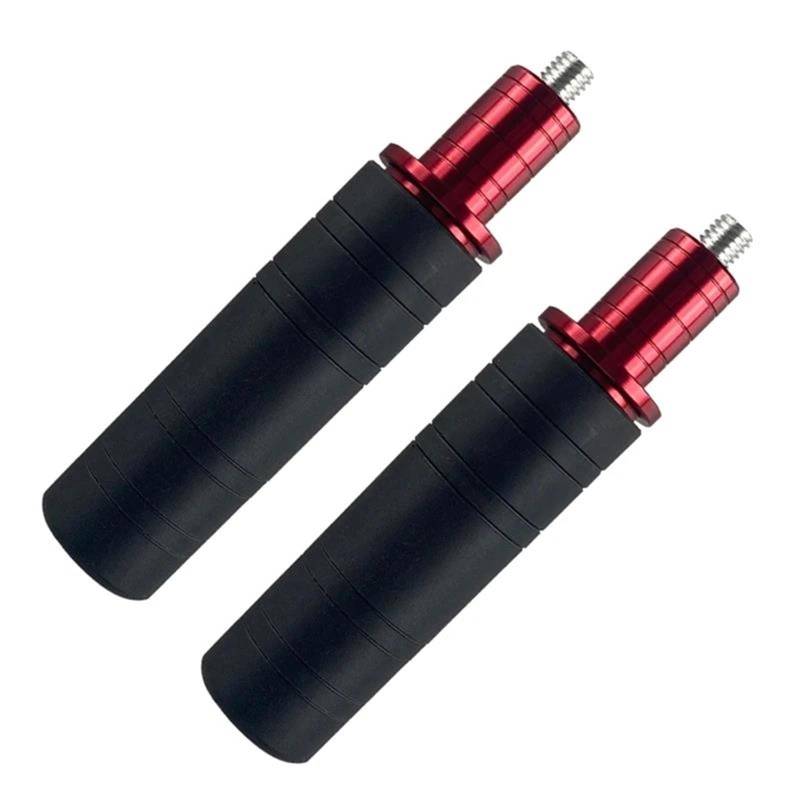 Motorrad Rahmenverkleidungen Motorrad Sturzbügel Universal Große Motorrad Aluminium Rahmen Sliders Anti Crash Protector Stick(Red) von ASBVRJF