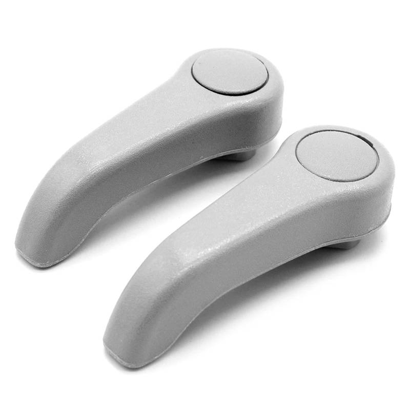 ASDGH 1/2 Sets Sitzverstellhebel-Zuggriff-Ersatz, for Renault, Clio Mk2 Twingo Autositz-Verstellgriff(2pc-Grey) von ASDGH