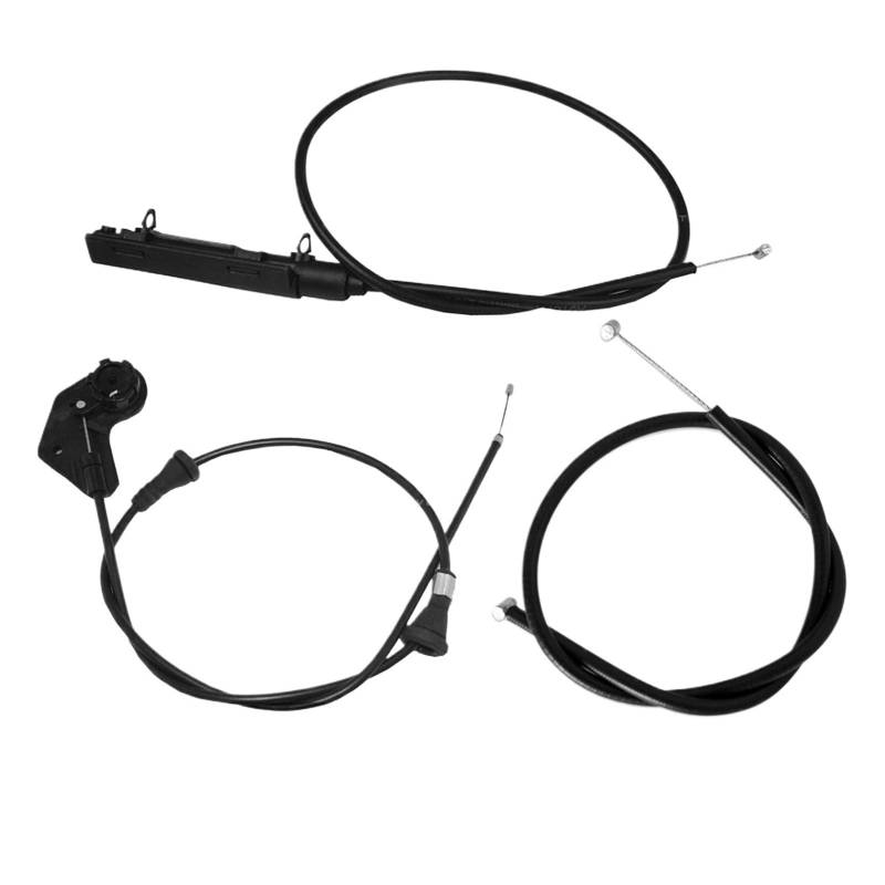 ASDGH 3PCS Motorhaubenfreigabe-Bowdenzug, for BMW, for E46 320I 323I 98-05 51238208442 Motorhaubenentriegelungskabel von ASDGH