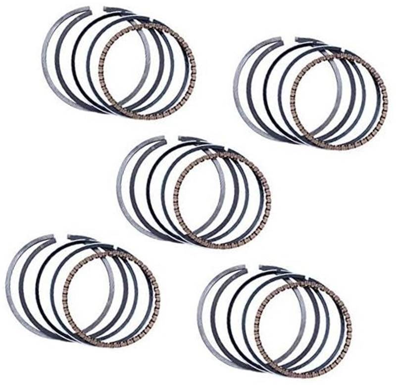 ASDGH 5 Satz 39 MM Kolbenringe, for GX31 GX35 GX35NT Motor HHT35S UMK3 Trimmer Freischneider #13010-ZM5-000 Garten-Kolbenringsatz von ASDGH