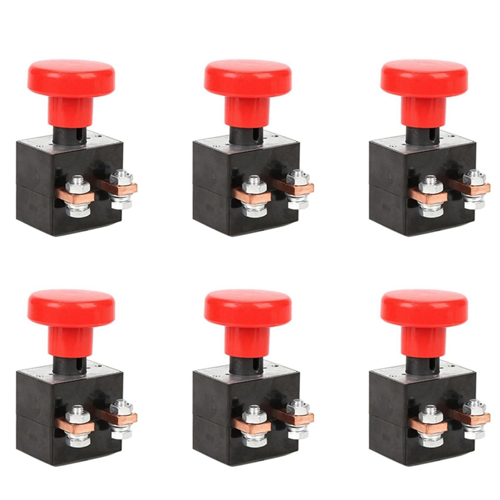 ASDGH 6X Not-Aus-Schalter Typ 250A Stoppschalter Startknopf Notschalter, for Gabelstapler, Hubwagen, for Golfwagen Motor-Start-/Stopp-Taste ASDGH 6X Not-Aus-Schalter Typ 250A Stoppschalter Startknopf Notschalter, for Gabelstapler, Hubwagen, for Golfwagen Motor-Start-/Stopp-Taste von ASDGH