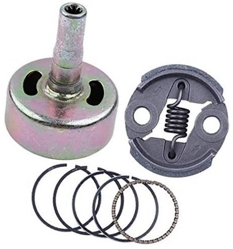 ASDGH 9T Kupplungstrommel Ritzel 35mm Kolbenringe, for GX25 25cc 4-Takt Motor Motor Trimmer Strimmer Teile Garten-Kolbenringsatz von ASDGH
