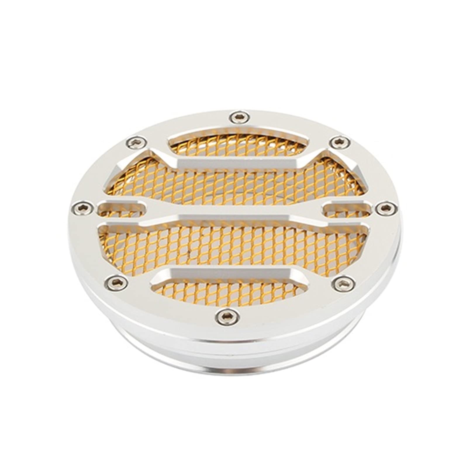 ASDGH CNC-Luftansaugfilter, for, R Nine T R9T Luftansaugabdeckung 2013 2014 2015 2016 2017 2018 Schwarz Chrom Gold Motorrad RNineT Motorrad-Luftfilter(F) von ASDGH