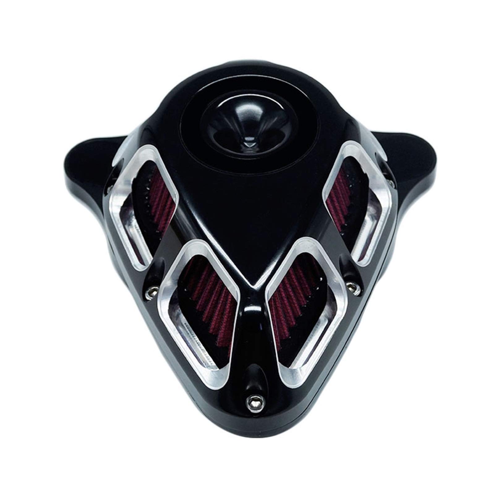 ASDGH Filter CNC Intake Multi Angle Cleaner Aluminium Chrom, for Harley, Touring 2017up Road King 2017up Softail 2018up Motorrad-Luftfilter ASDGH Filter CNC Intake Multi Angle Cleaner Aluminium Chrom, for Harley, Touring 2017up Road King 2017up Softail 2018up Motorrad-Luftfilter von ASDGH