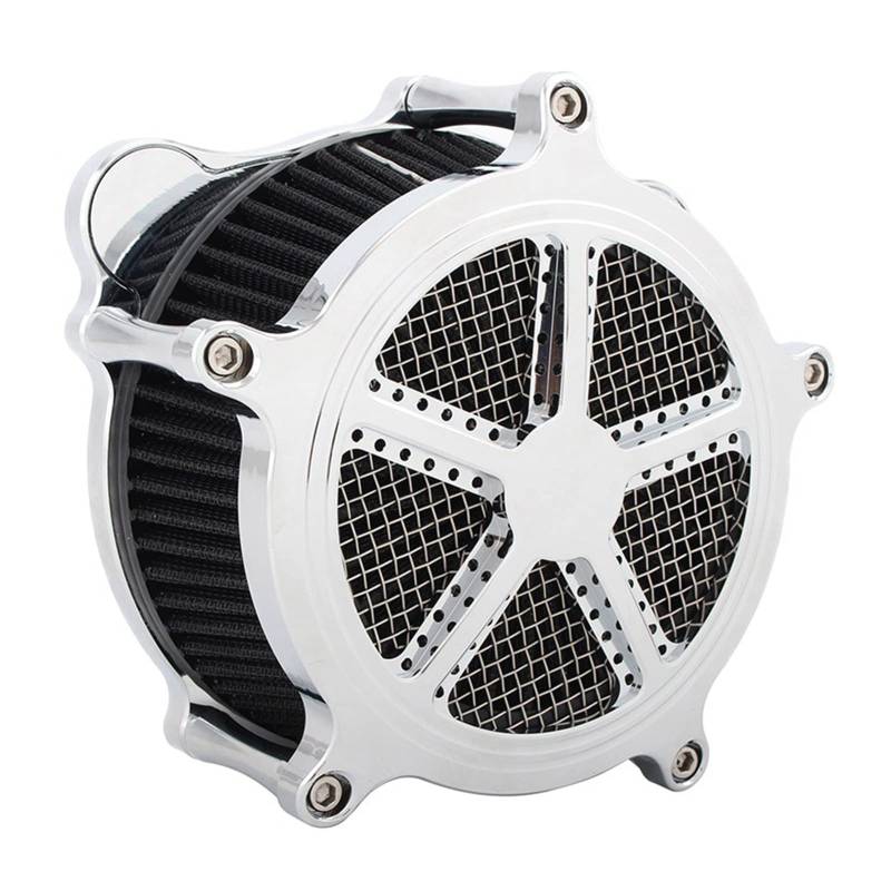 ASDGH Luftfilter CNC-Luftreiniger-Ansaugkit for Harley Touring Road King Electra Glide CVO Tri Glide 2008-2016 Softail Dyna FXDLS Motorrad-Luftfilter(F) von ASDGH