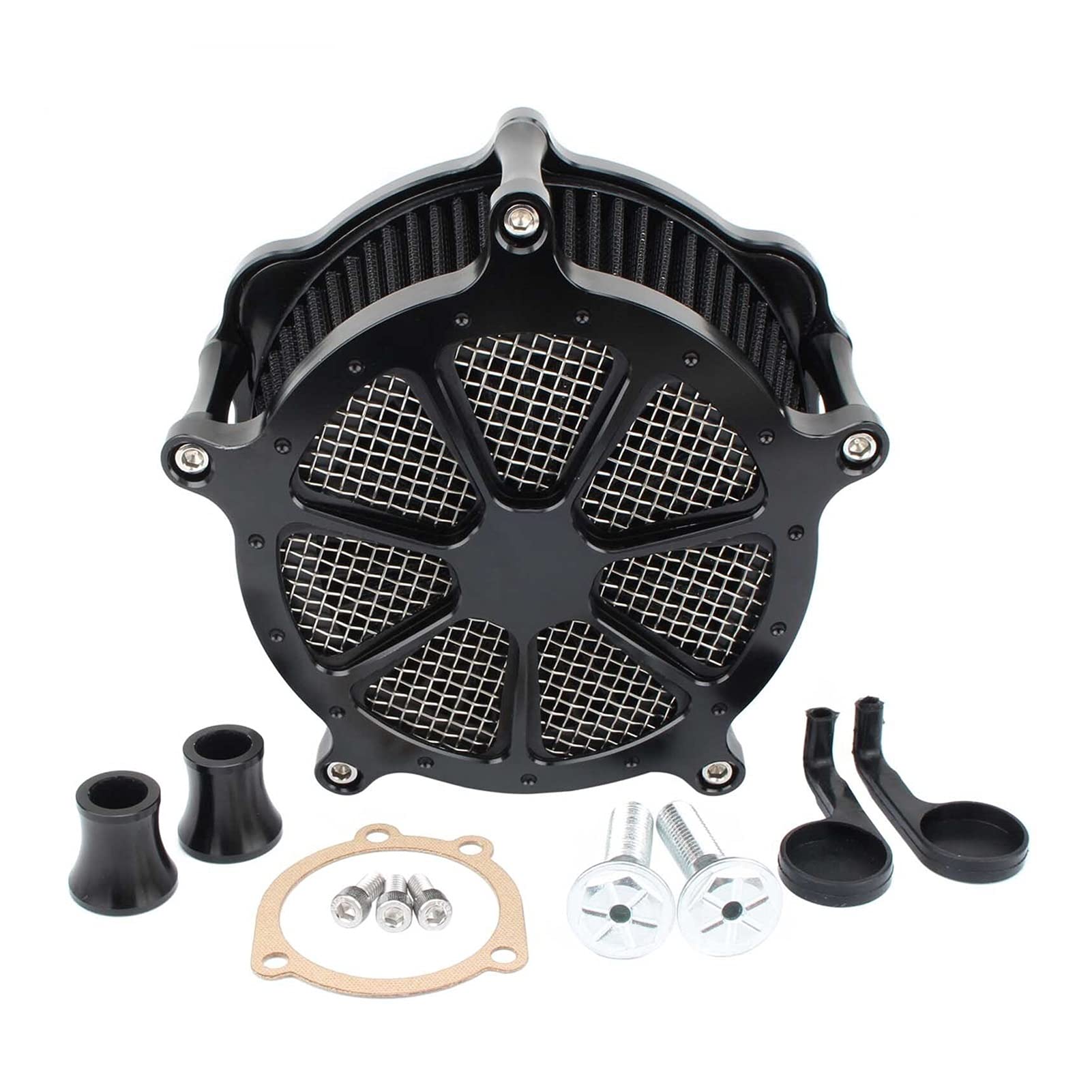 ASDGH Luftfilter Contrast Cut Venturi Luftfilter Filter CNC Kits, for Harley, Sportster Iron 883 48 Seventy Two 72 Filtre Motorrad-Luftfilter(B) von ASDGH